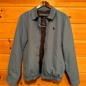 U.S. Polo Assn. Blue Size M Mens Zip Up Light Windbreaker Jacket